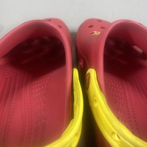 Crocs Lucky Charms Womens Red Yellow Size 9 Classic Clogs Sandals - Picture 5 of 12